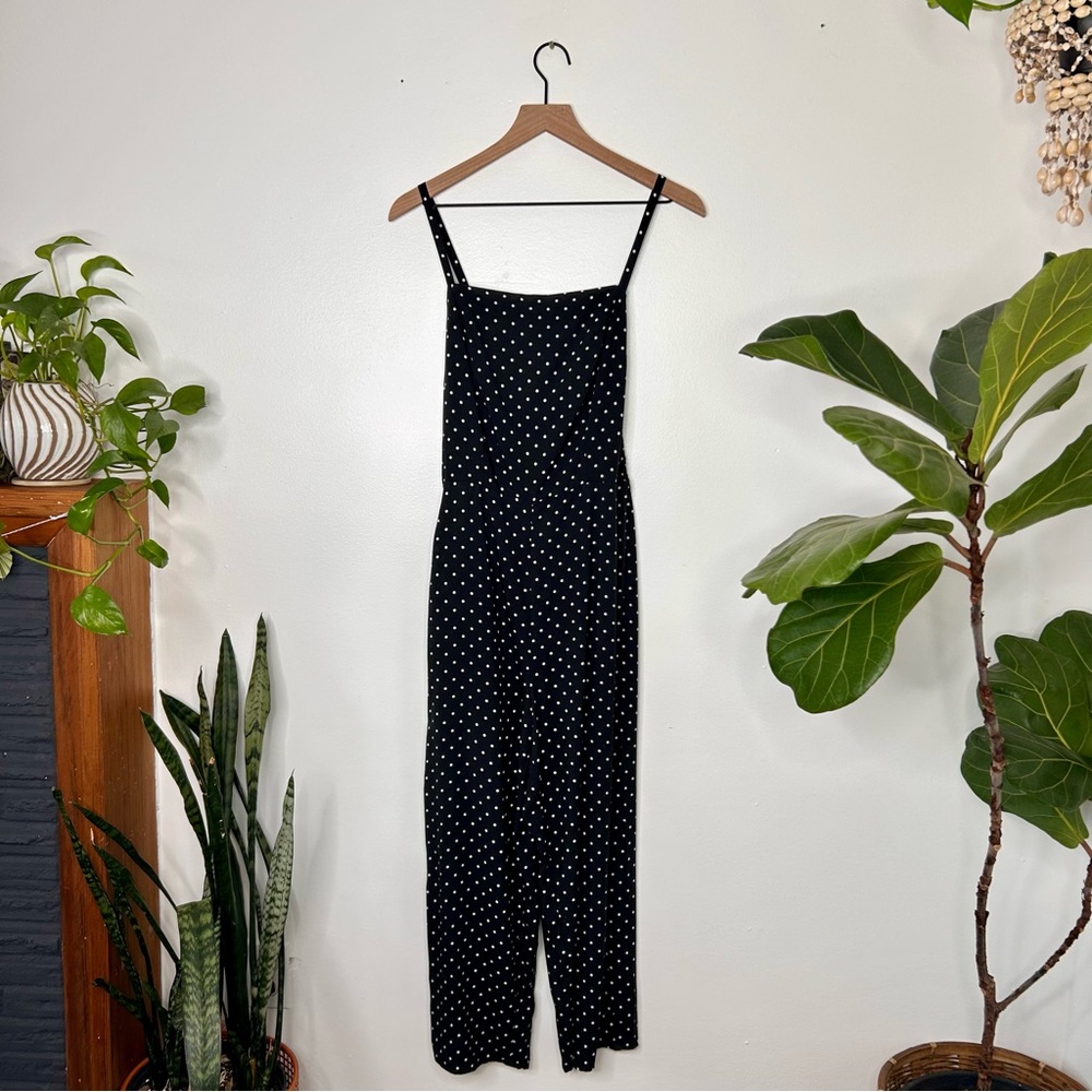 Polka dot square neck Jumpsuit - Picture 3 of 8